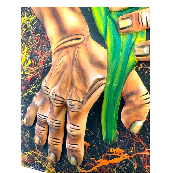 Two Stunning Vintage 3D Terracotta Artworks by Oswaldo Guayasamin, Ecuador - Picture 5 of 15